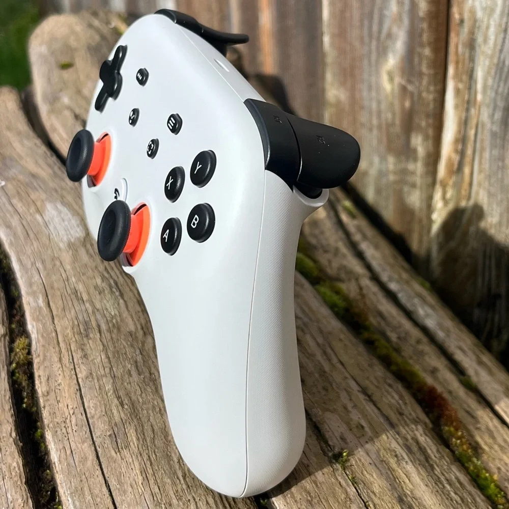 White Google Stadia Game Controller